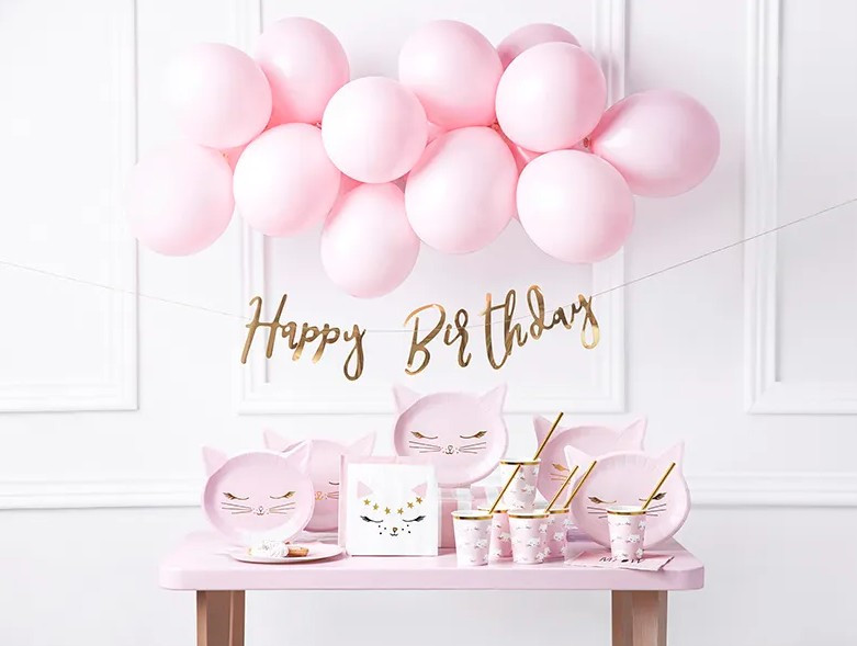 Talerzyki Kotek 22x20cm 6szt TPP42 PartyDeco